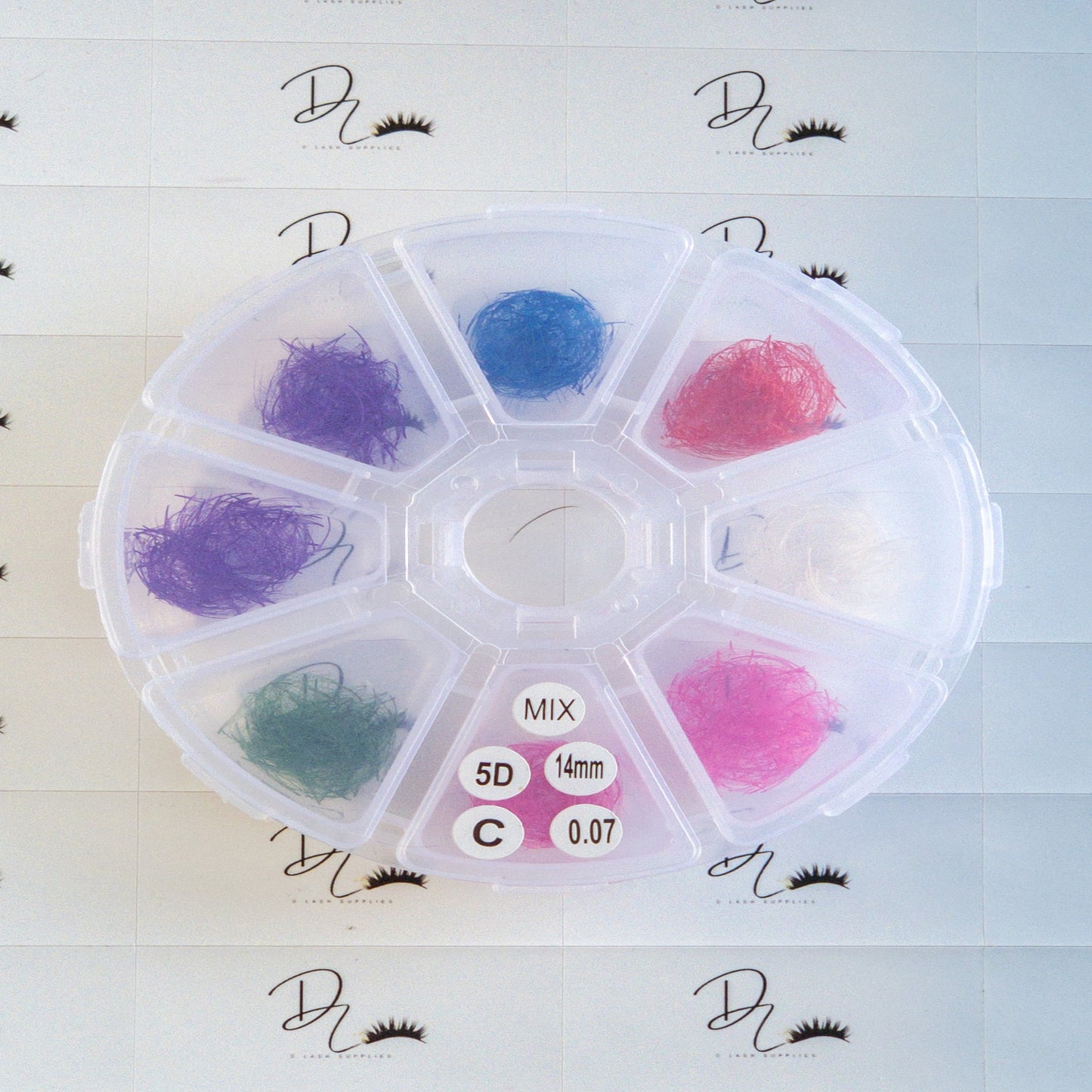 Mix Color Lash 5D Curl C 0.07 11-14mm