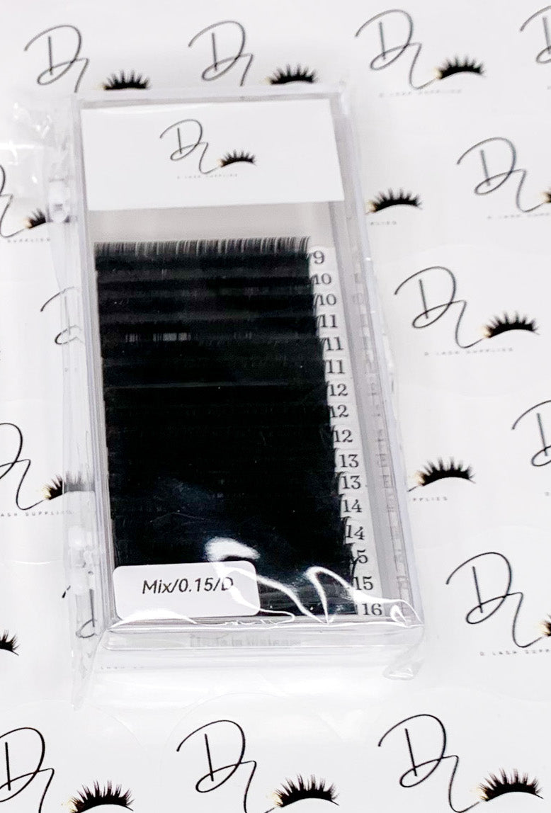 Classic Mix Size Curl C and D Lash