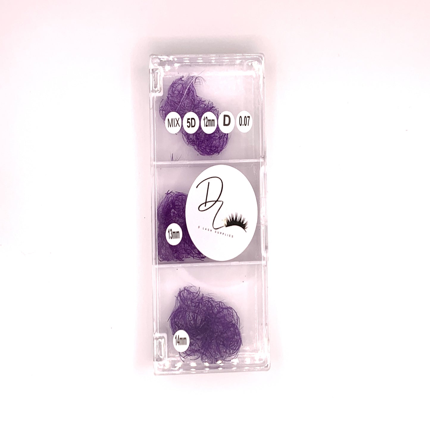 Color Lash 5D Curl D 007 Mix 12mm-14mm