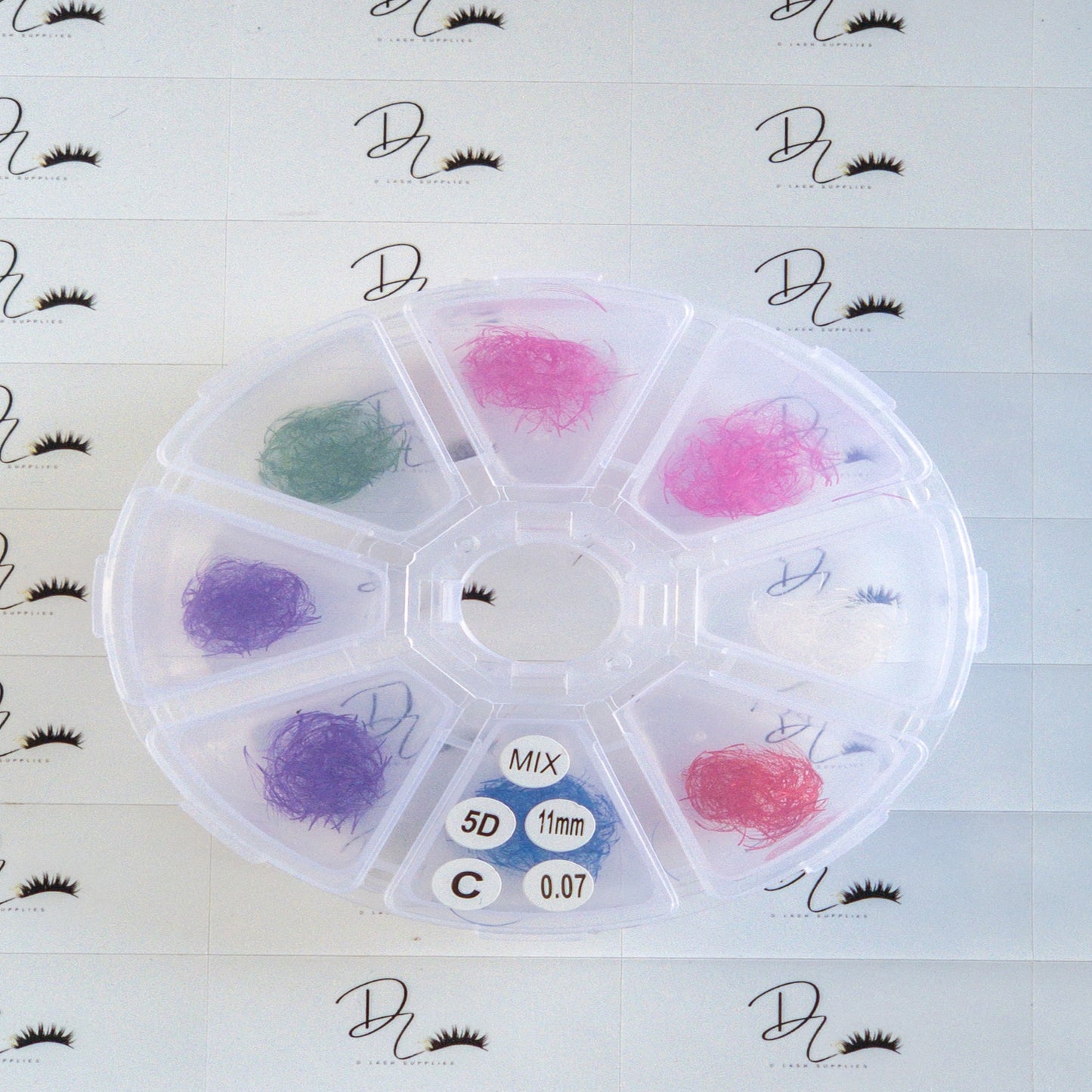Mix Color Lash 5D Curl C 0.07 11-14mm