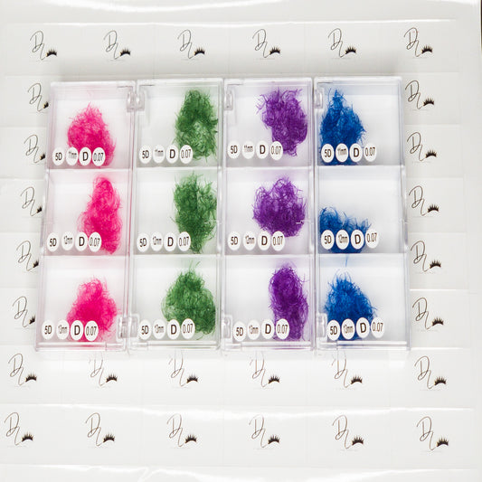 Color Lash 5D Curl D 007 Mix 11mm-13mm