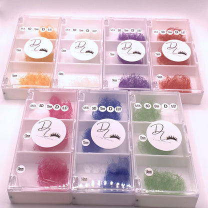 Color Lash 5D Curl D 007 Mix 12mm-14mm